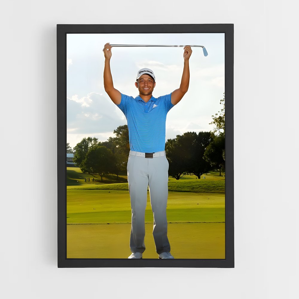 Poster Xander de schauffele – affiche Golf (vue 2)